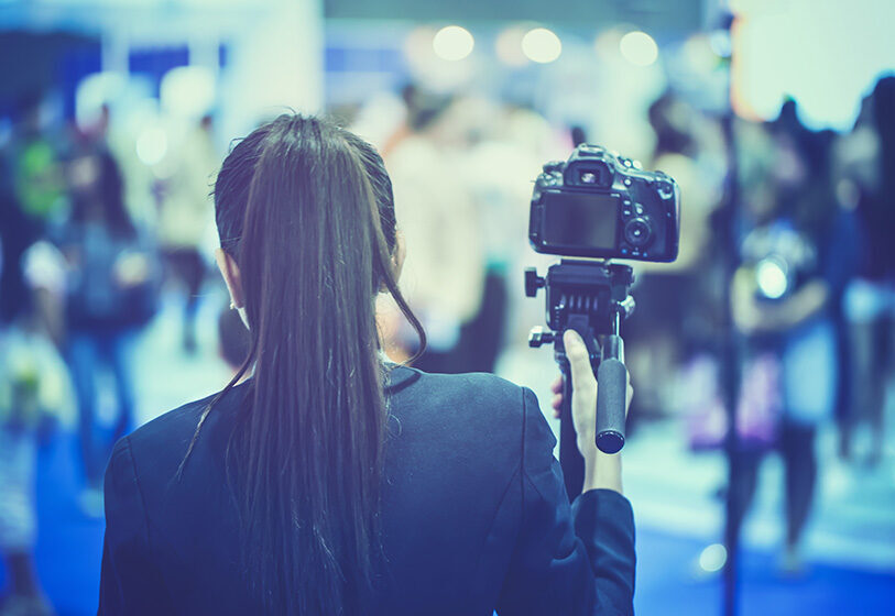 Professional creative video technician photographer or videographer by event.